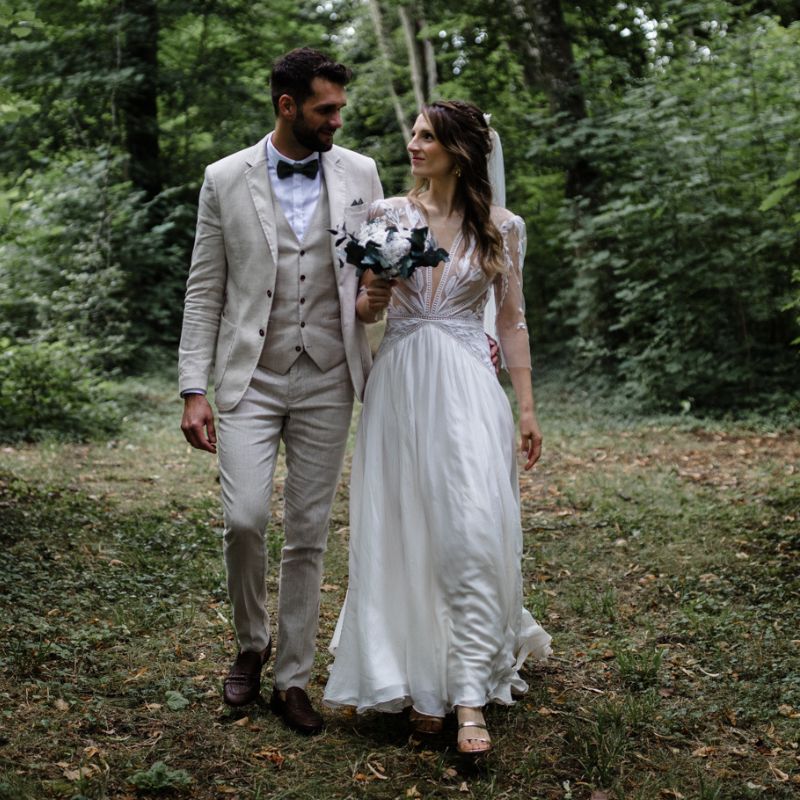 Le costume de mariage de Pierrick : le gentleman aventurier