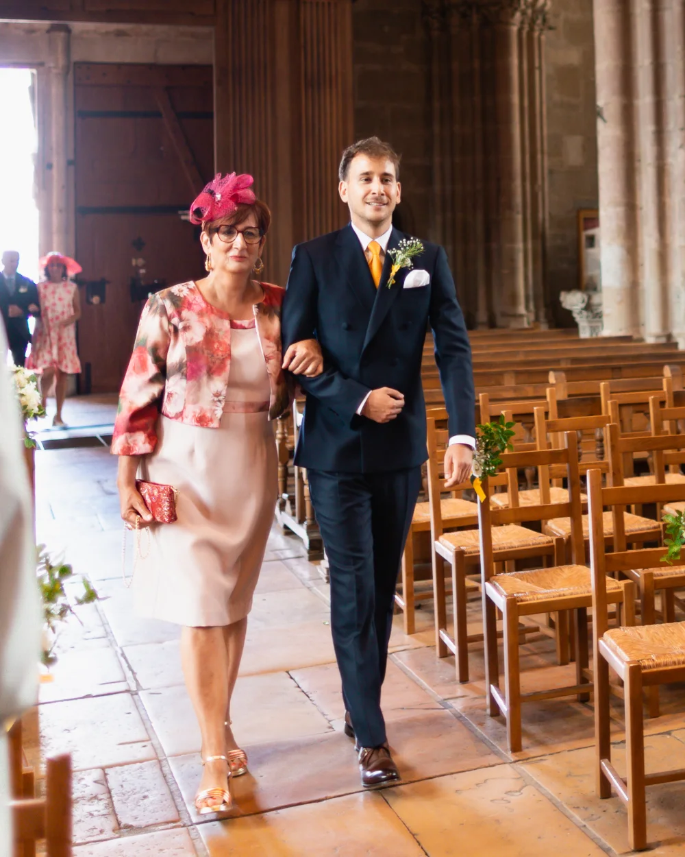 Jérémie au bras de sa mère