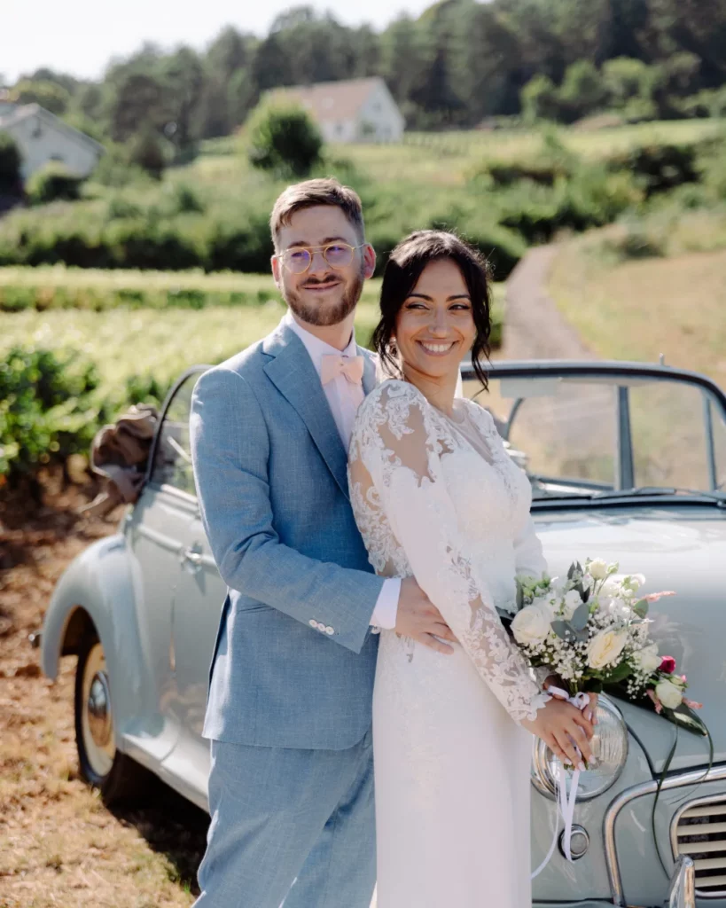Mariés, costume de mariage sur mesure Auguste