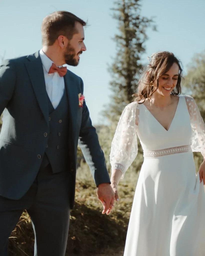 Mariés, costume de mariage sur mesure Auguste