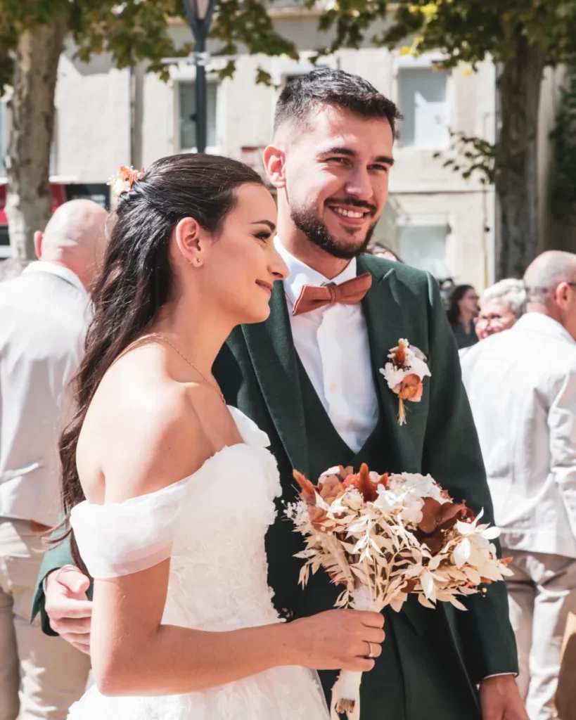 Mariés, costume de mariage sur mesure Auguste