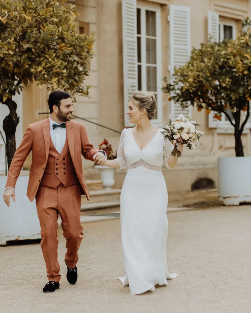 Mariés, costume de mariage sur mesure Auguste