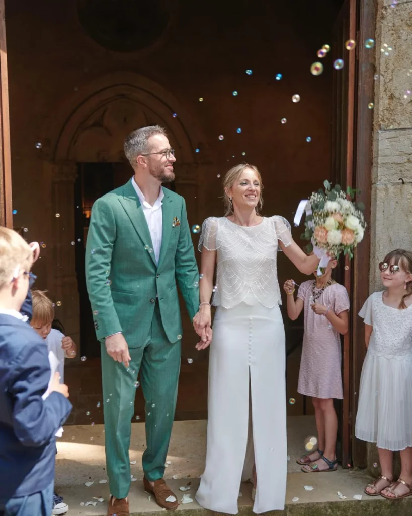 Mariés, costume de mariage sur mesure Auguste