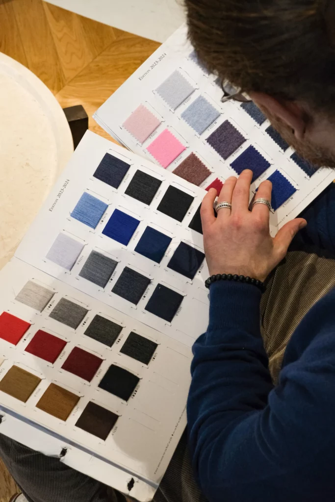 Nuancier des couleurs de maille